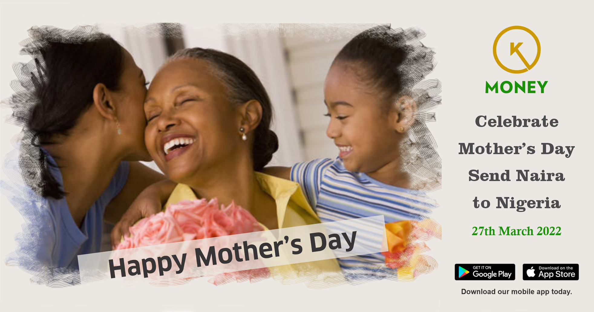 Happy Mothers Day – Send Naira to Nigeria