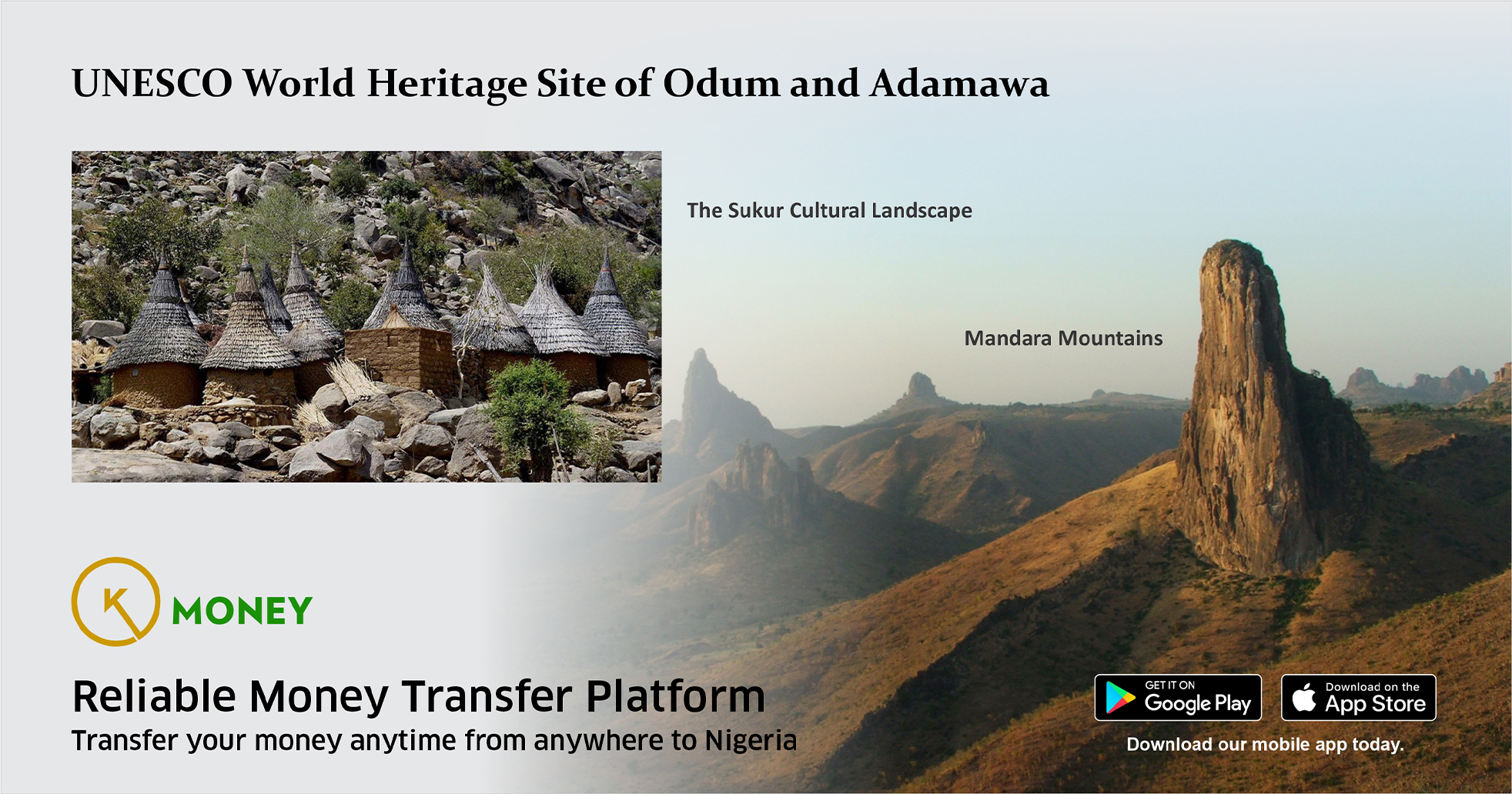 UNESCO world heritage sites of Odum and Adamawa